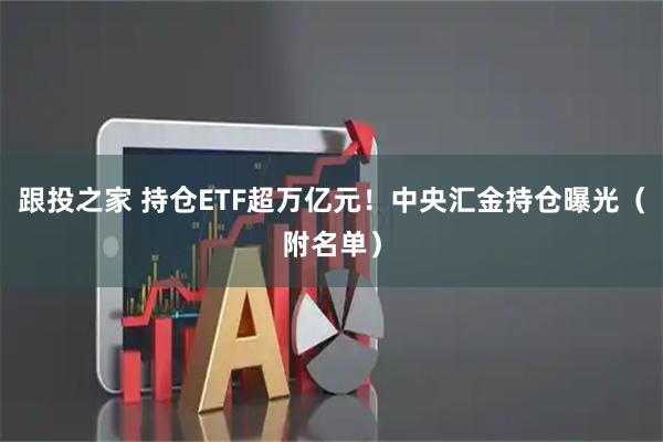 跟投之家 持仓ETF超万亿元！中央汇金持仓曝光（附名单）