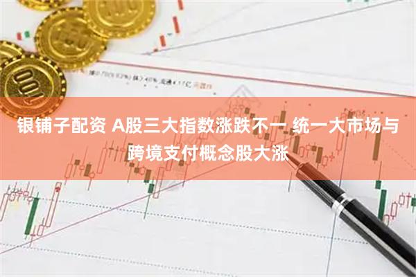 银铺子配资 A股三大指数涨跌不一 统一大市场与跨境支付概念股大涨