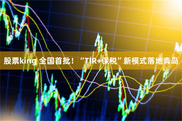 股票king 全国首批！“TIR+保税”新模式落地青岛